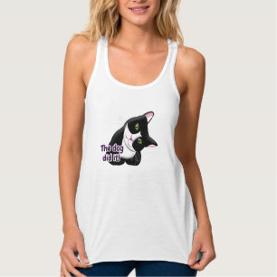 The dog did it Cat Singlet