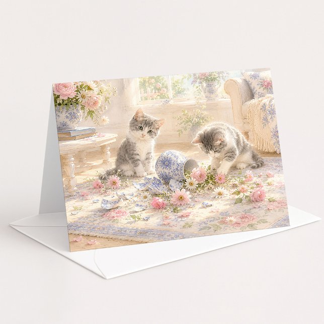 The Dog Did It Watercolor Note Card (Creator Uploaded)