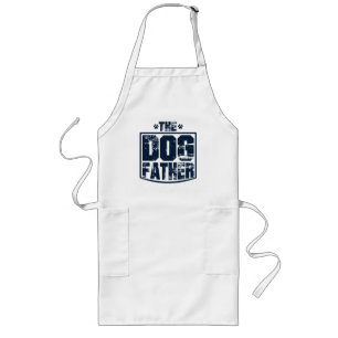 The Dog Father Worn Graphic Long Apron