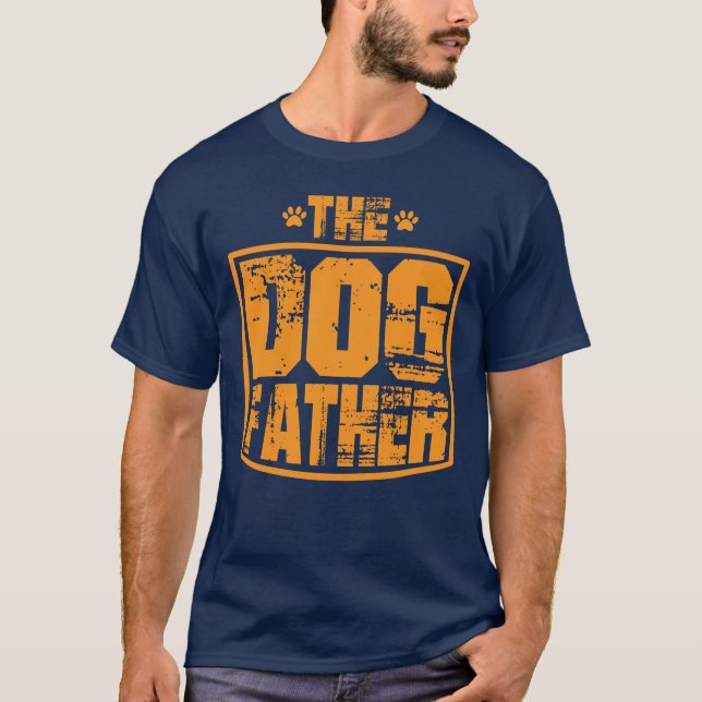 The Dog Father Worn Graphic T-Shirt (Front)