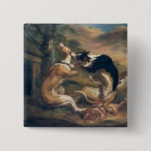 The Dog Fight, 1678 15 Cm Square Badge