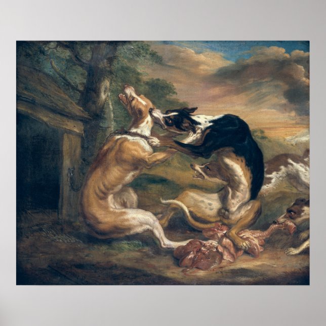 The Dog Fight, 1678 Poster (Front)