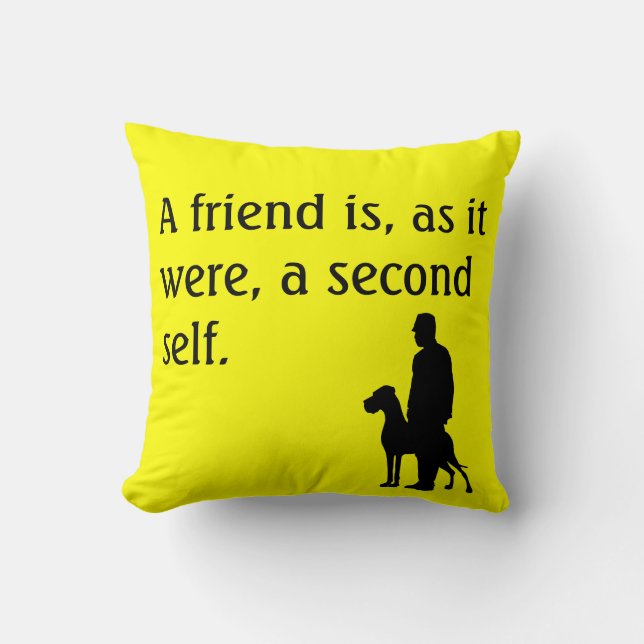 The Dog Friend Cushion (Front)