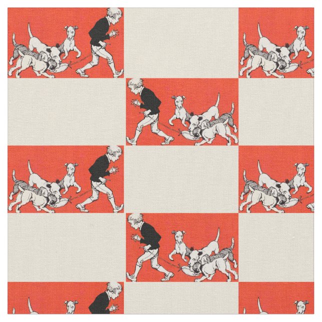 the dog walker fabric (Close Up)