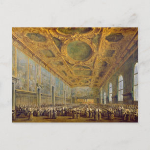 The Doge of Venice Thanking the Council Postcard