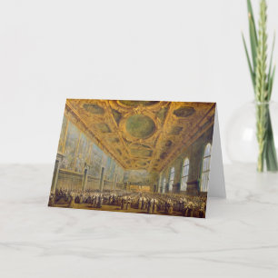 The Doge of Venice Thanking the Council Thank You Card
