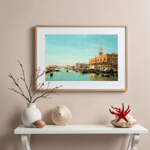 The Doge’s Palace And The Piazza San Marco,  Poster