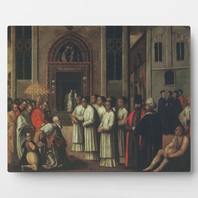 The Doge Ziani Meets Pope Alexander III (1105-81) Plaque (Front)