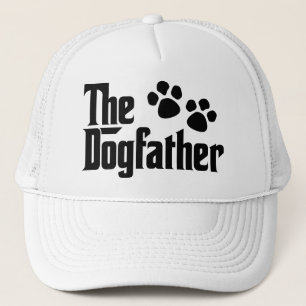 The Dogfather black and white fun saying Trucker Hat