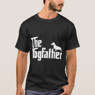 The Dogfather Dachshund Funny Father Dog Lover T-Shirt