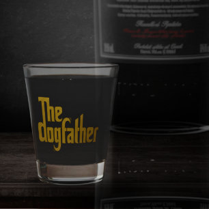 The Dogfather - Dog Dad Father's Day gift Shot Glass