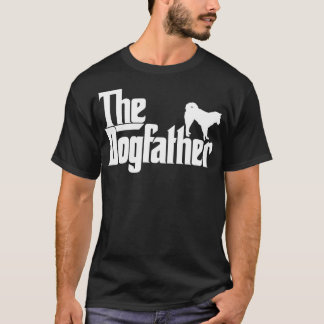 The Dogfather Siberian Husky Dog Father Dad  T-Shirt