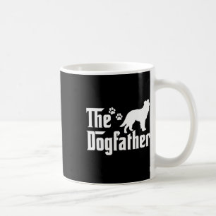 The Dogfather Tee Fathers Day Gift Dog Lover Borde Coffee Mug