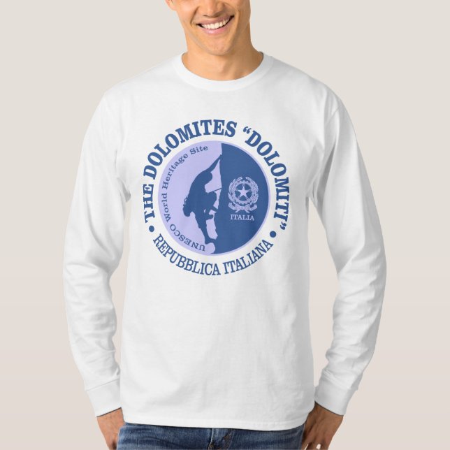 The Dolomites (Climbing) T-Shirt (Front)