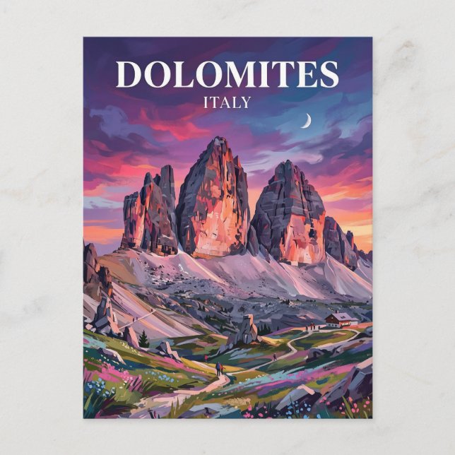The Dolomites Italy Postcard (Front)