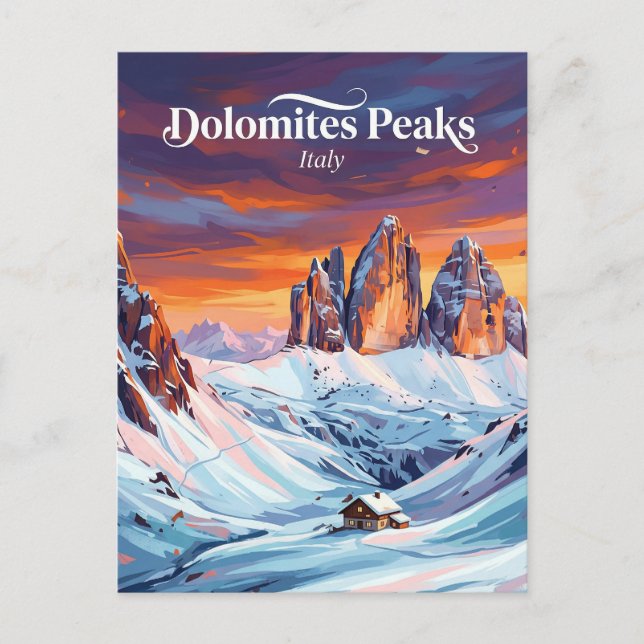 The Dolomites Italy Postcard (Front)