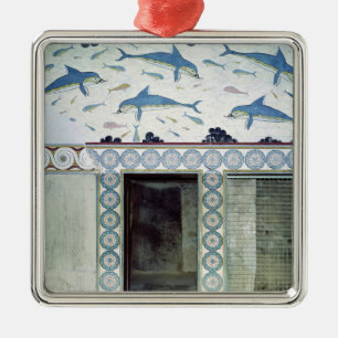 The Dolphin Frescoes in the Queen's Bathroom Metal Tree Decoration