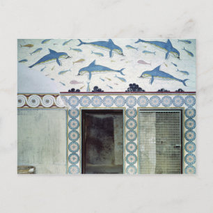 The Dolphin Frescoes in the Queen's Bathroom Postcard