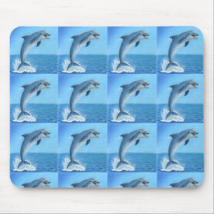 The Dolphin’s Silent Dance Mouse Pad