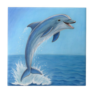 The Dolphin’s Silent Dance Tile