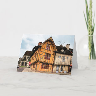 The Dolphin's House in Troyes France Greeting Card