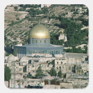The Dome of the Rock, built AD 692 Square Sticker