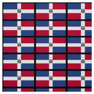 The Dominican Republic Flag Fabric