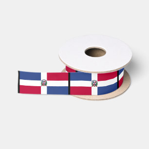 The Dominican Republic Flag Satin Ribbon
