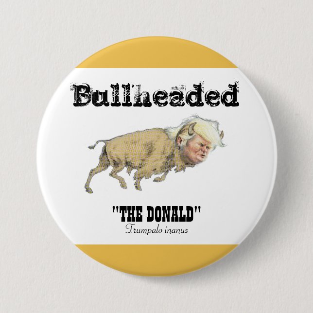 The Donald 7.5 Cm Round Badge (Front)