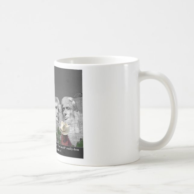 "The Donald's Presidental Qualities" Coffee Mug (Right)