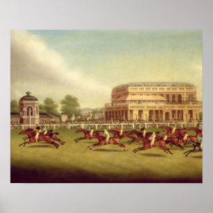 The Doncaster St. Leger of 1812 - The Finish (afte Poster