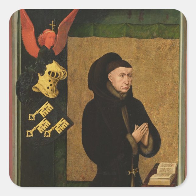 The Donor, Chancellor Nicholas Rolin Square Sticker (Front)