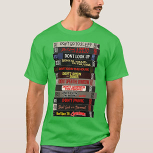 The Dont Films Horror VHS Stack T-Shirt