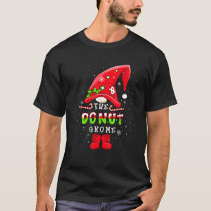 The Donut Gnome Xmas Gnome Hat Shoes Costume Kids T-Shirt