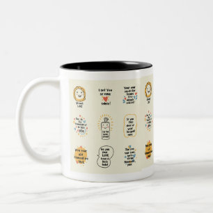 The Doodle Effect: Art with a Positive Impact Two-Tone Coffee Mug