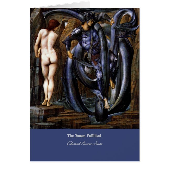 "The Doom Fulfilled", by Edward Burne-Jones (Front)