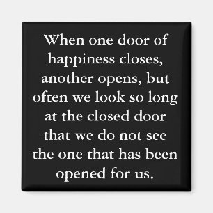 The Door Of Happiness Magnet
