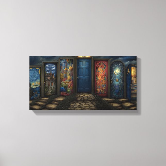 The doors of perception Stretched Canvas Print (Front)