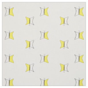 The Double Coloured Wings of a special "B" I saw! Fabric