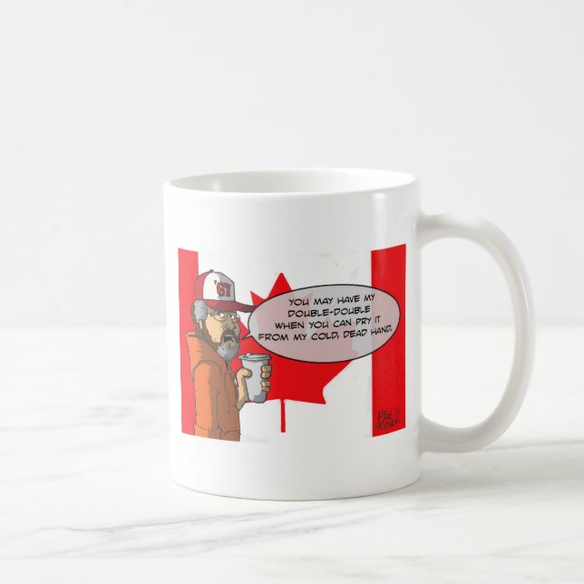The Double-Double, Eh. Coffee Mug (Right)