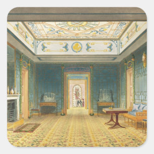 The Double Lobby or Gallery (South) above the Corr Square Sticker