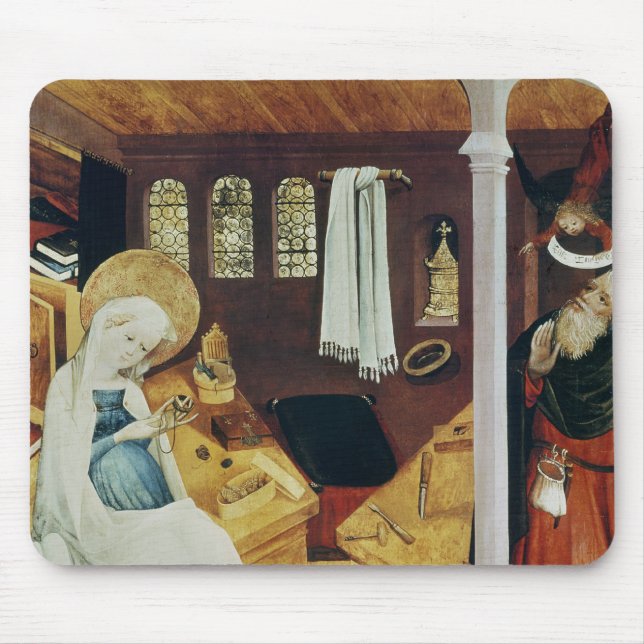 The Doubt of St. Joseph, c.1410-20 Mouse Pad (Front)