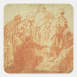 The Doubting Thomas Square Sticker