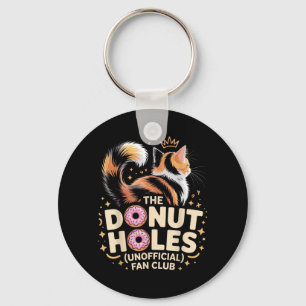 The Doughnut Holes Fan Club Funny Cat Meme Doughnu Key Ring
