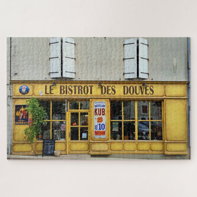 The Dove Bistro, Verteuile Sur Charente. Jigsaw Puzzle (Horizontal)