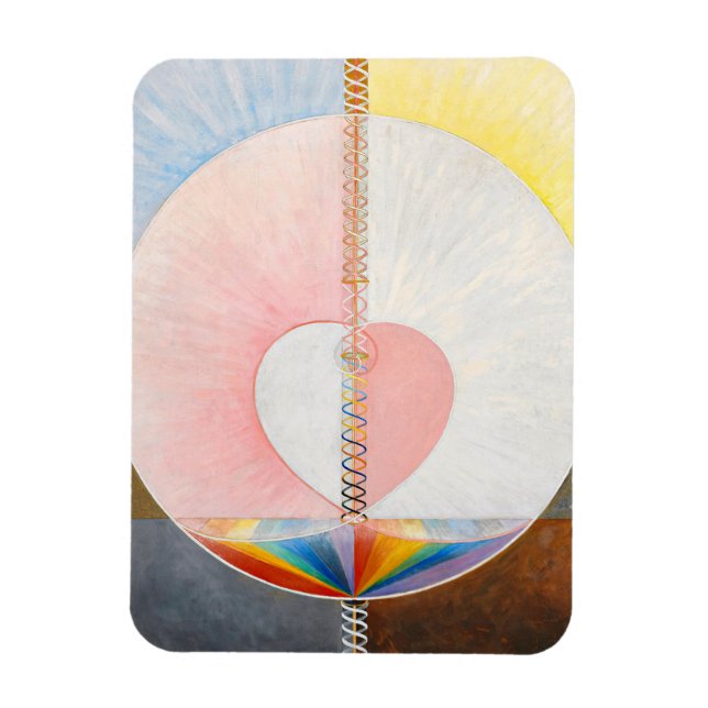 The Dove by Hilma af Klint Magnet (Vertical)