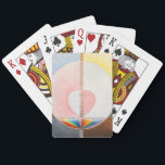 The Dove by Hilma af Klint Playing Cards<br><div class="desc">Hilma af Klint - The Dove. Hilma af Klint was a Swedish artist and mystic whose paintings were the first Western abstract art known to the current art community. She belonged to a group called "The Five",  a circle of women inspired by Theosophy.</div>
