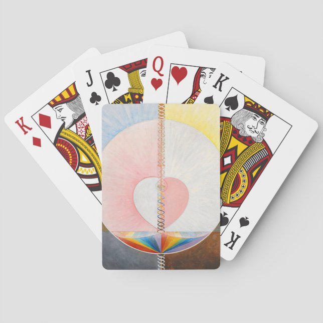 The Dove by Hilma af Klint Playing Cards (Back)