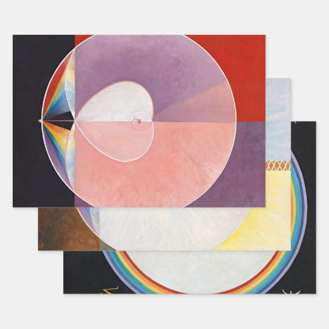 The Dove by Hilma af Klint Wrapping Paper Sheet (Set)