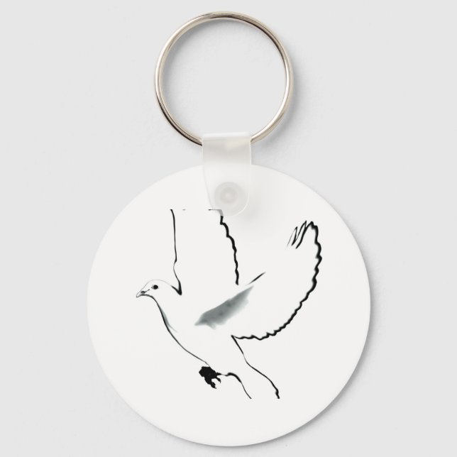 The Dove Key Ring (Front)